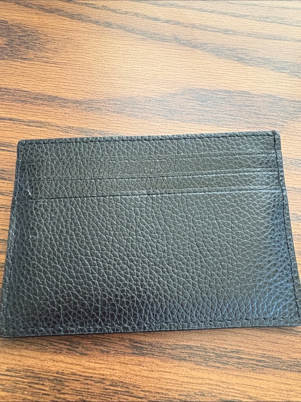 Kate spade New York Black Pebbled Leather Card Holder
